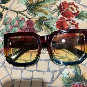 Colorful Square Designer Sunglasses